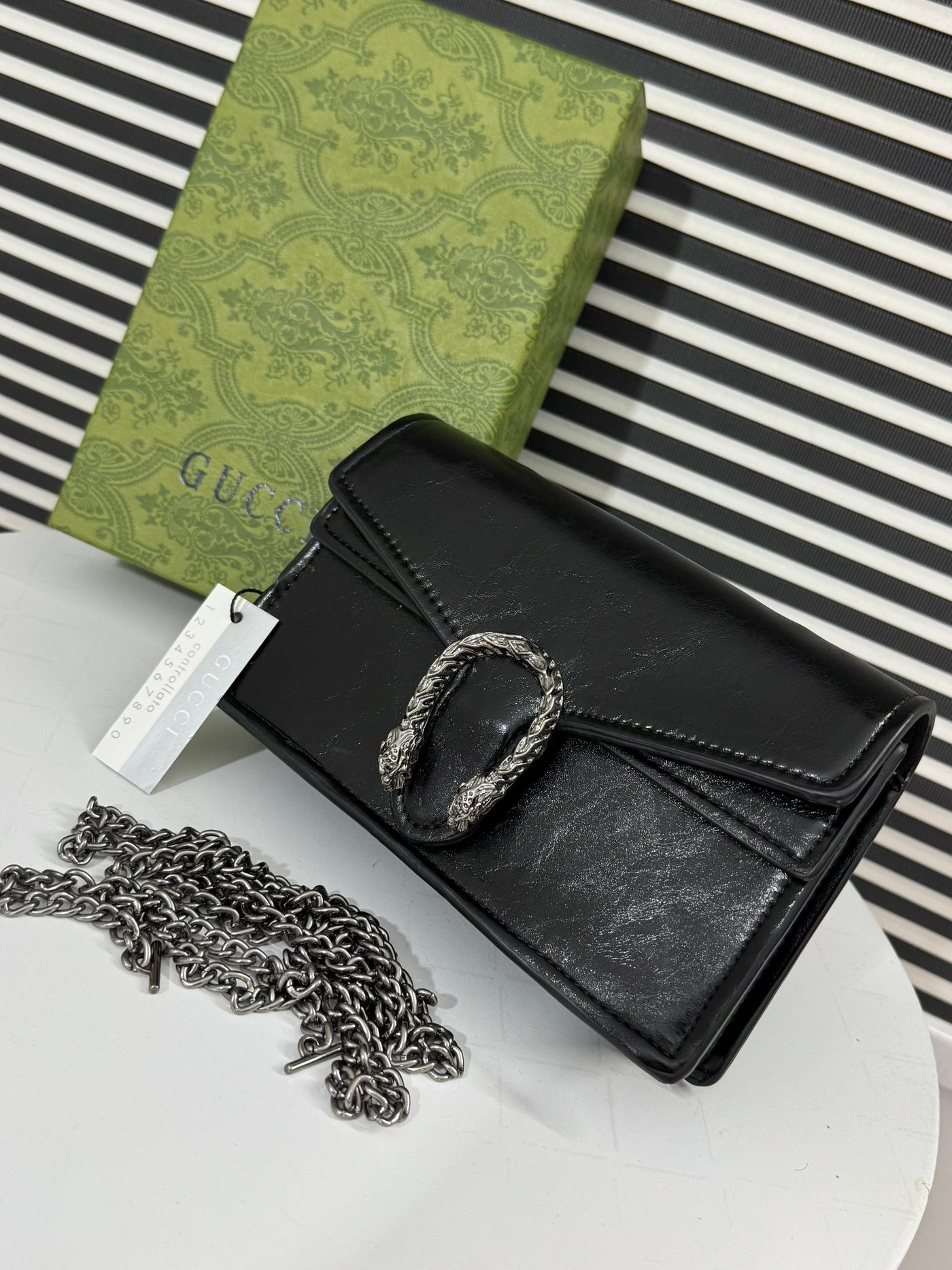 Gucci Dionysus super mini bag Black