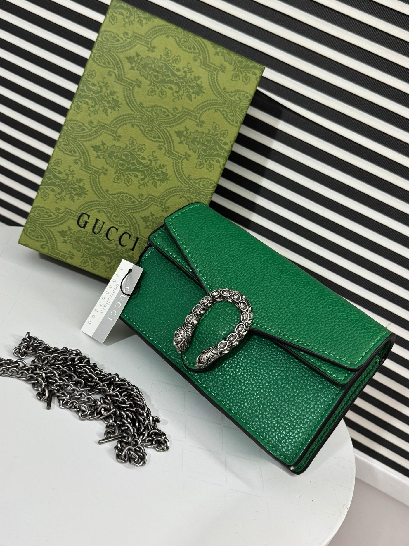 Gucci Dionysus super mini bag Green