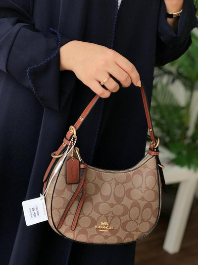 Coach Kleo Hobo Bag in Signature Canvas