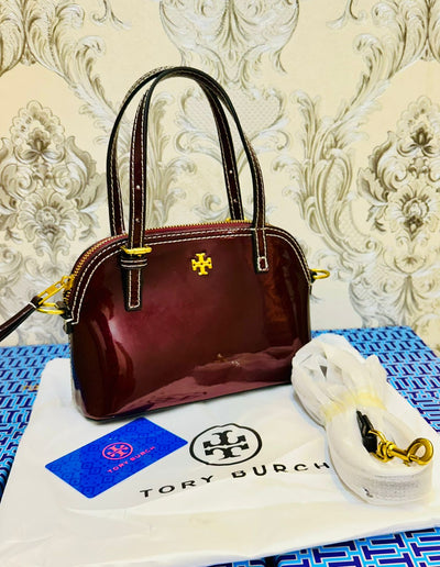 Tory Birch Alma Bag Maroon