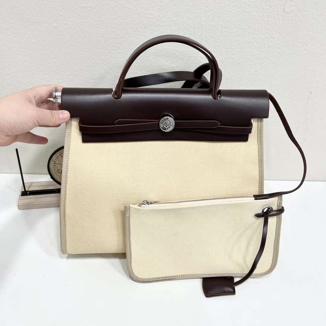 Hermes Herbag Zip 31 Black