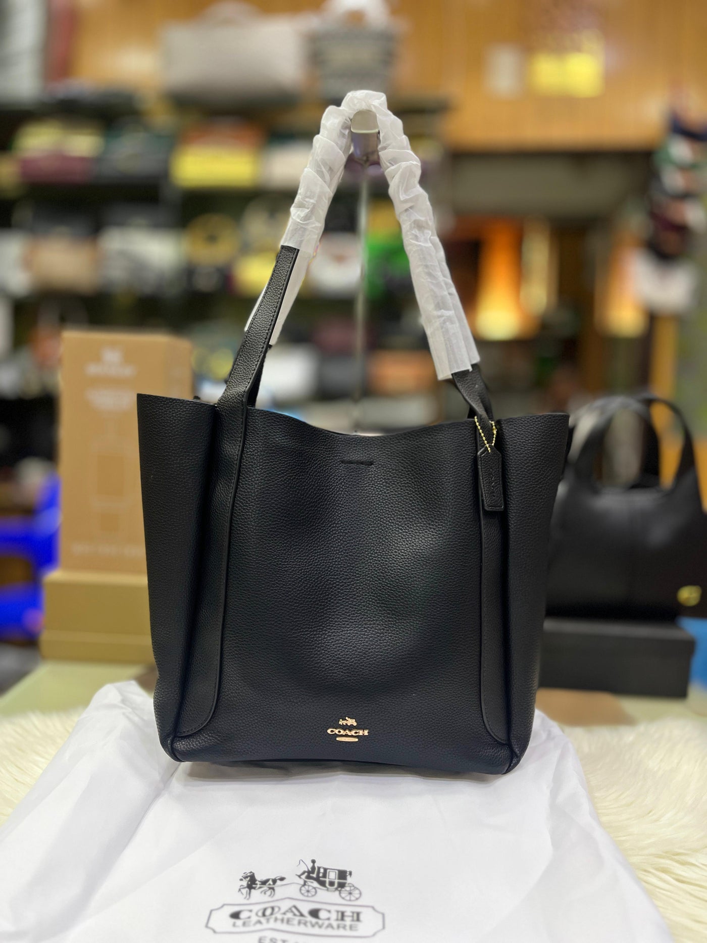 Coach Hadley Tote Bag Black
