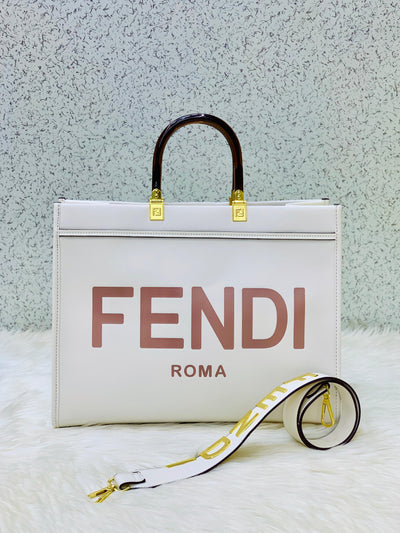 Fendi Sunshine bag Big size with Metal Aplhabets (FENDI)