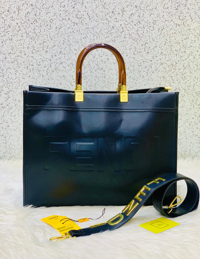 Fendi Sunshine bag Big size with Metal Aplhabets (FENDI)