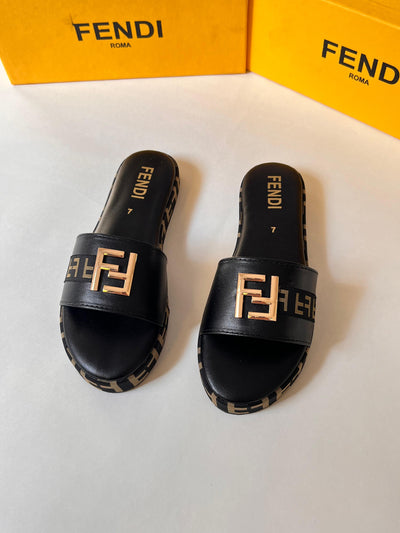 Fendi 1 inch's thick slide Wedge