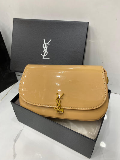 Yves Saint Laurent YSL Envelope Bag Beige
