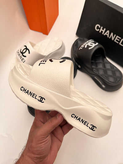 Chanel Imported Platform Slippers