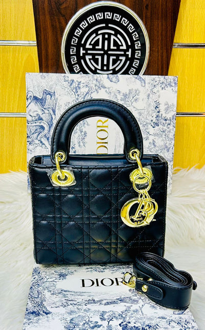 Christian Dior CD Lady bag Black