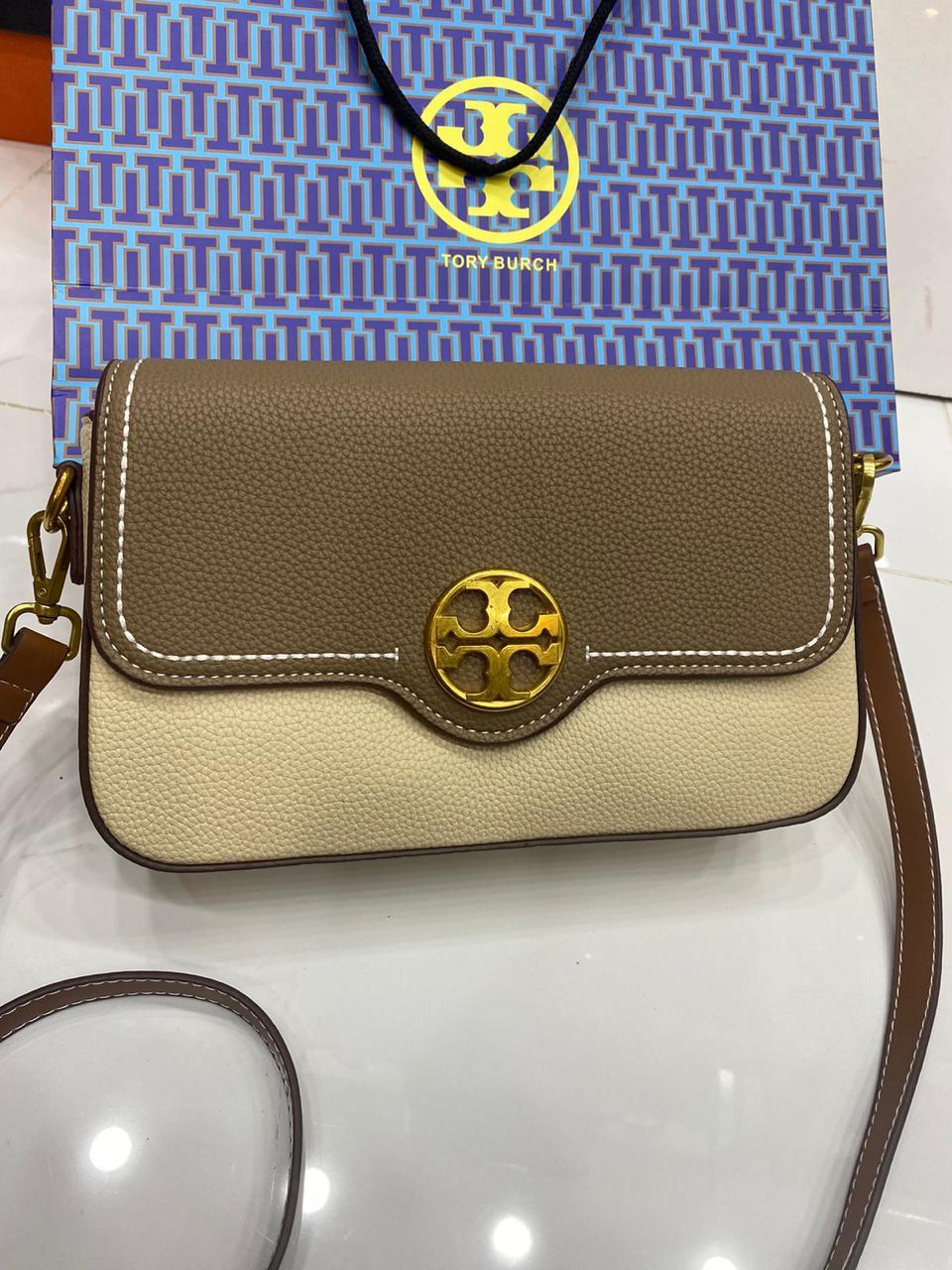 Tory Burch Felix Flap Mini Crossbody Bag Off white