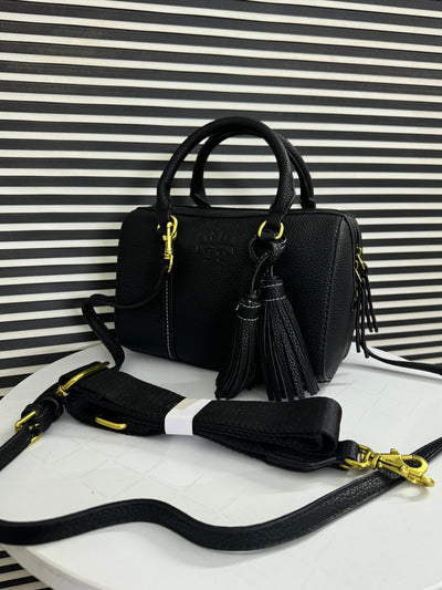 Tory Birch TB Thea mini satchel dome duffle Black