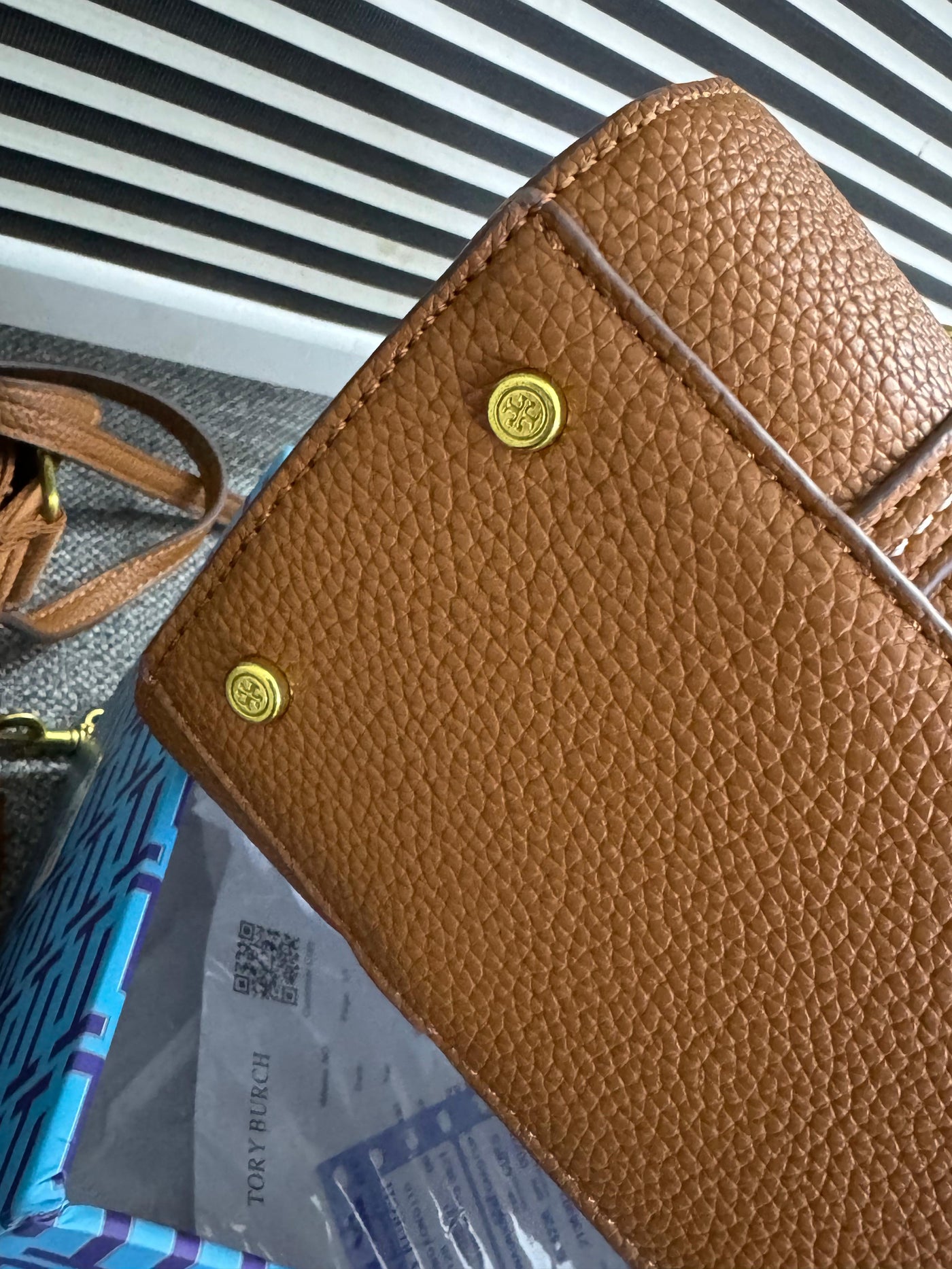 Tory Birch TB Thea mini satchel dome duffle