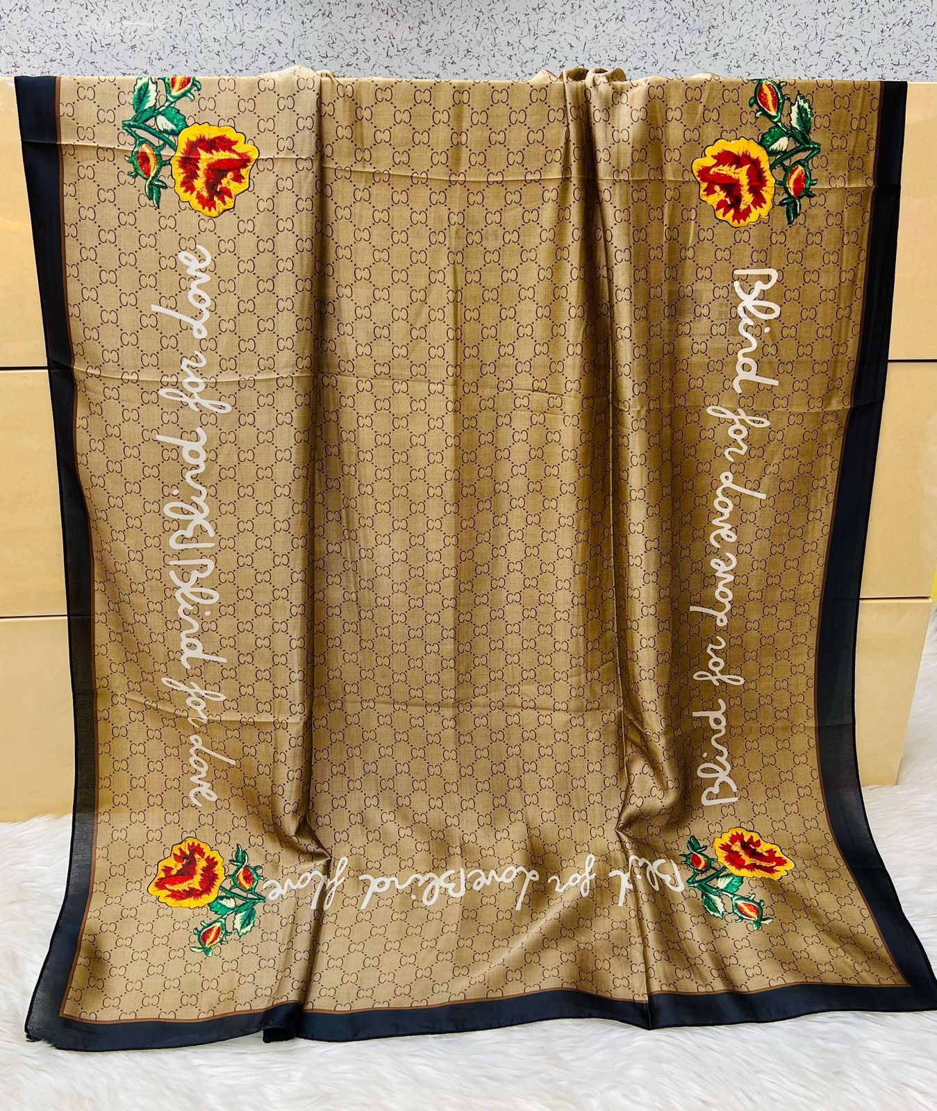 Mix Luxury Brand Silk Scarf 3