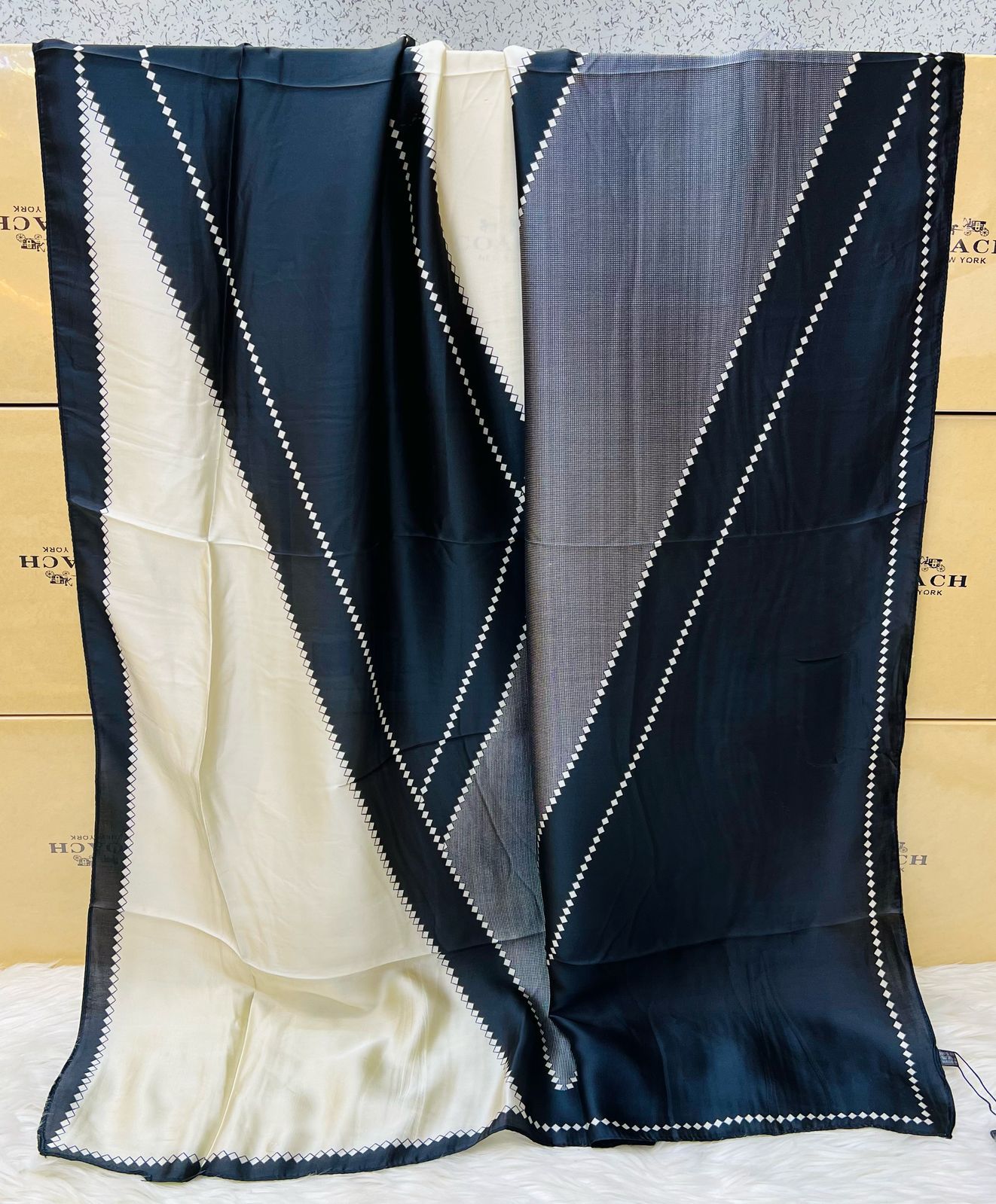 Mix Luxury Brand Silk Scarf 2