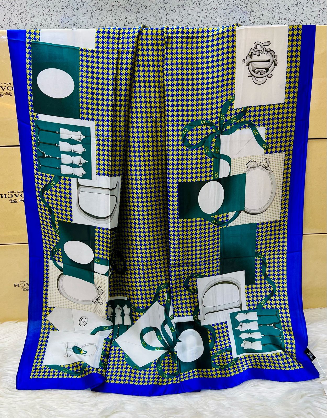 Mix Luxury Brand Silk Scarf 5