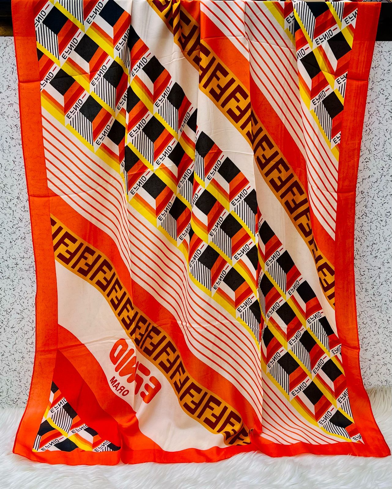 Mix Luxury Brand Silk Scarf 3