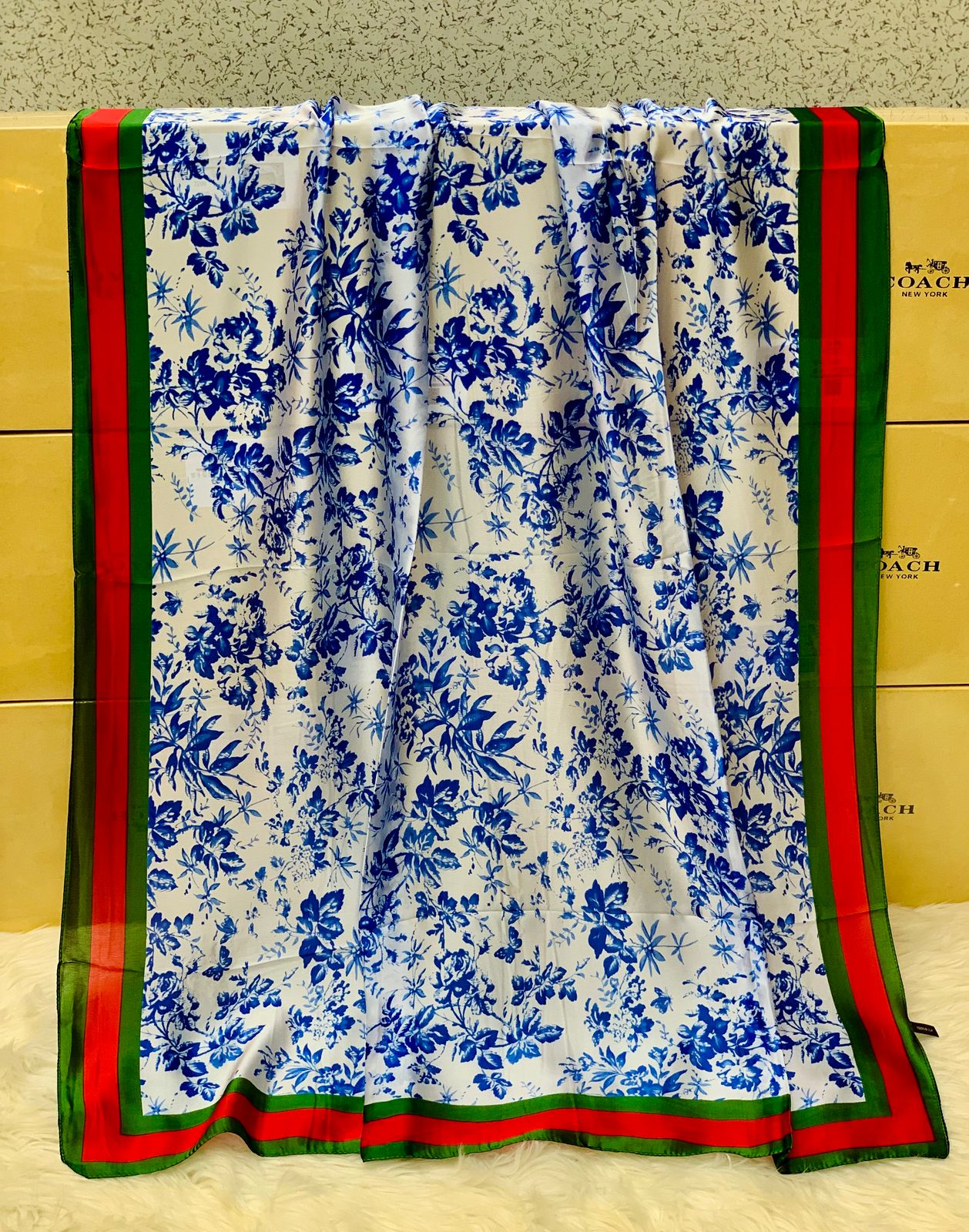 Mix Luxury Brand Silk Scarf 21