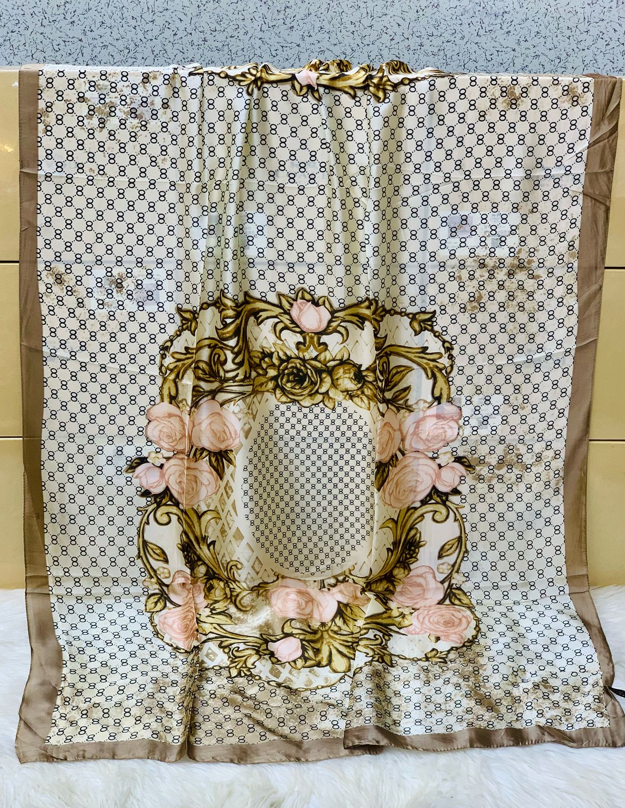 Mix Luxury Brand Silk Scarf 25