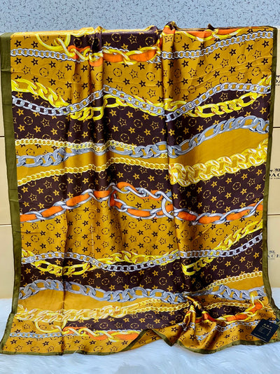 Mix Luxury Brand Silk Scarf 27