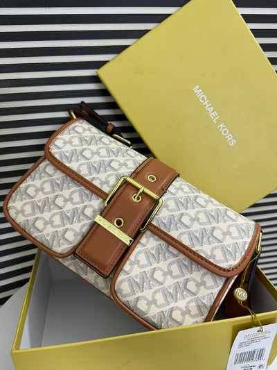 Michael Kors MKColby Medium Empire Monogram Shoulder Bag