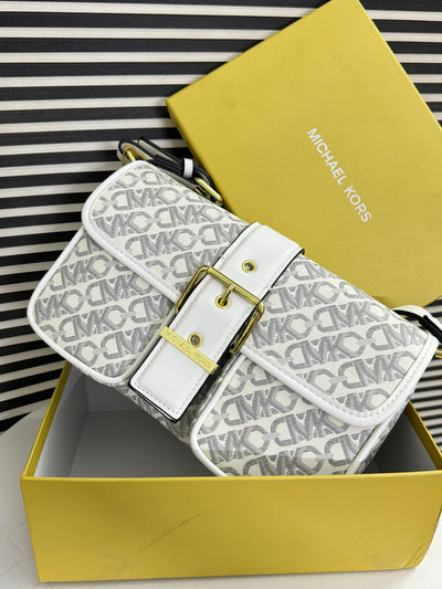 Michael Kors MKColby Medium Empire Monogram Shoulder Bag