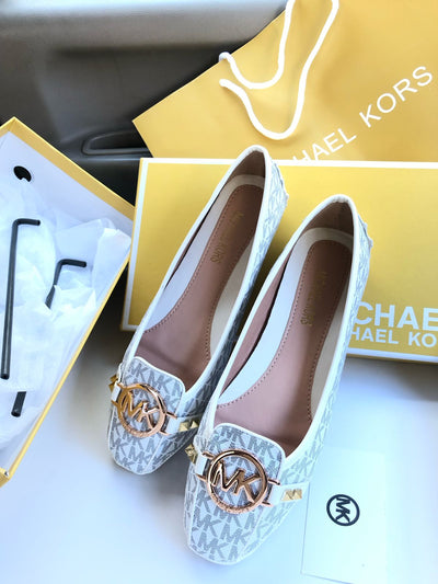 Michael Kors MK Pump Shoes White