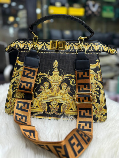 Fendi x Versace Fendance Peekaboo Handbag