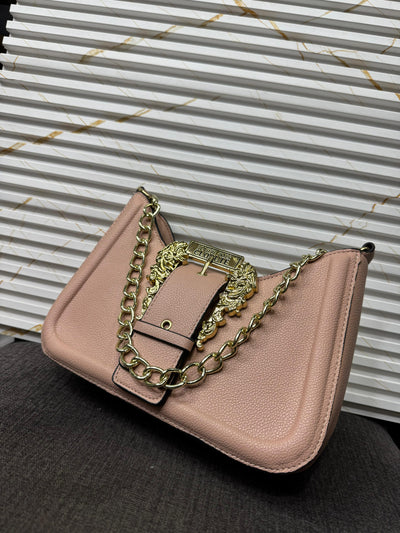 Versace Jeans Couture logo-buckle shoulder bag