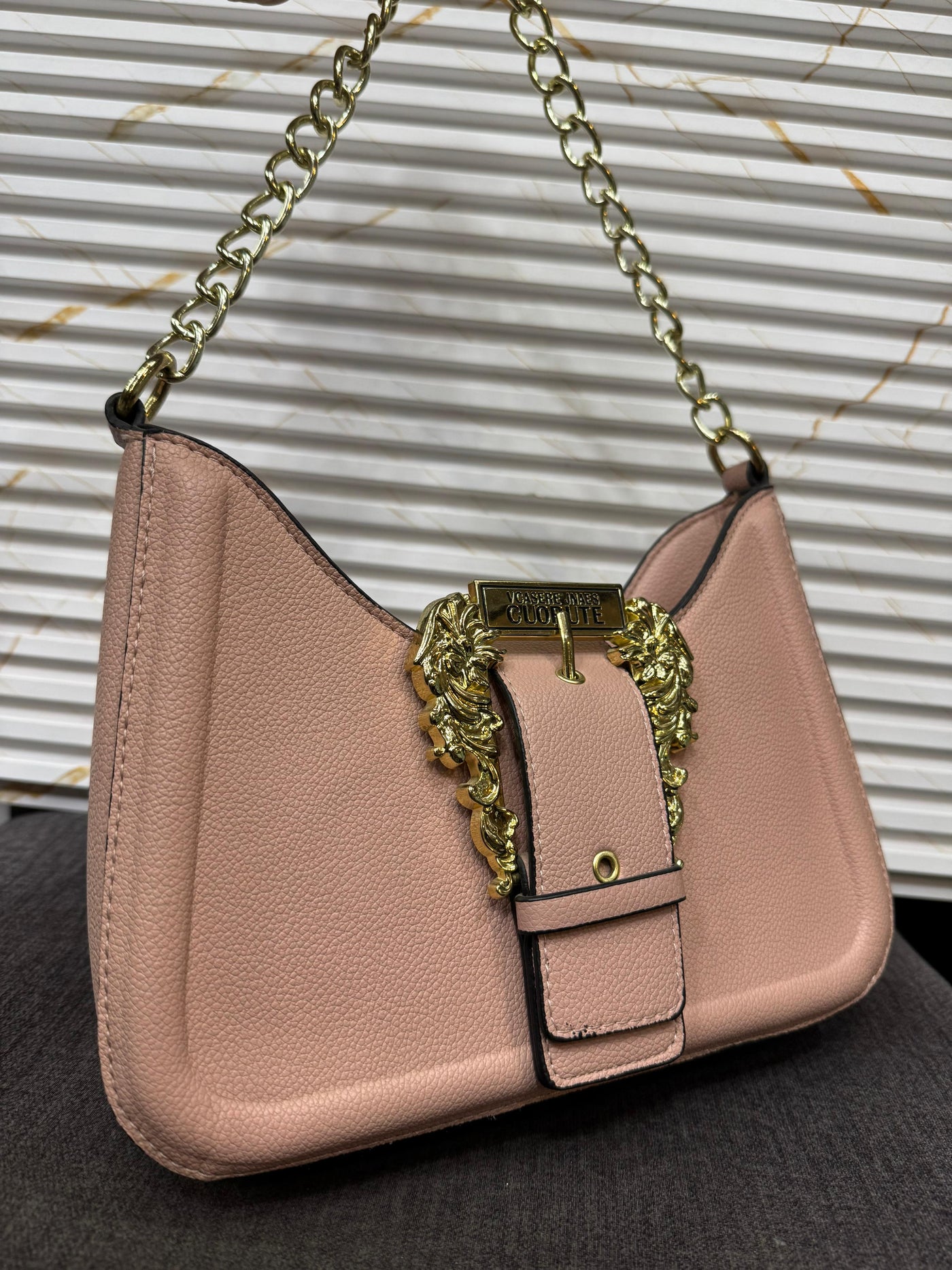 Versace Jeans Couture logo-buckle shoulder bag