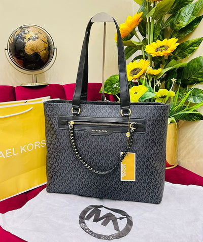 Michael Kors MK Slater Tote Bag Black