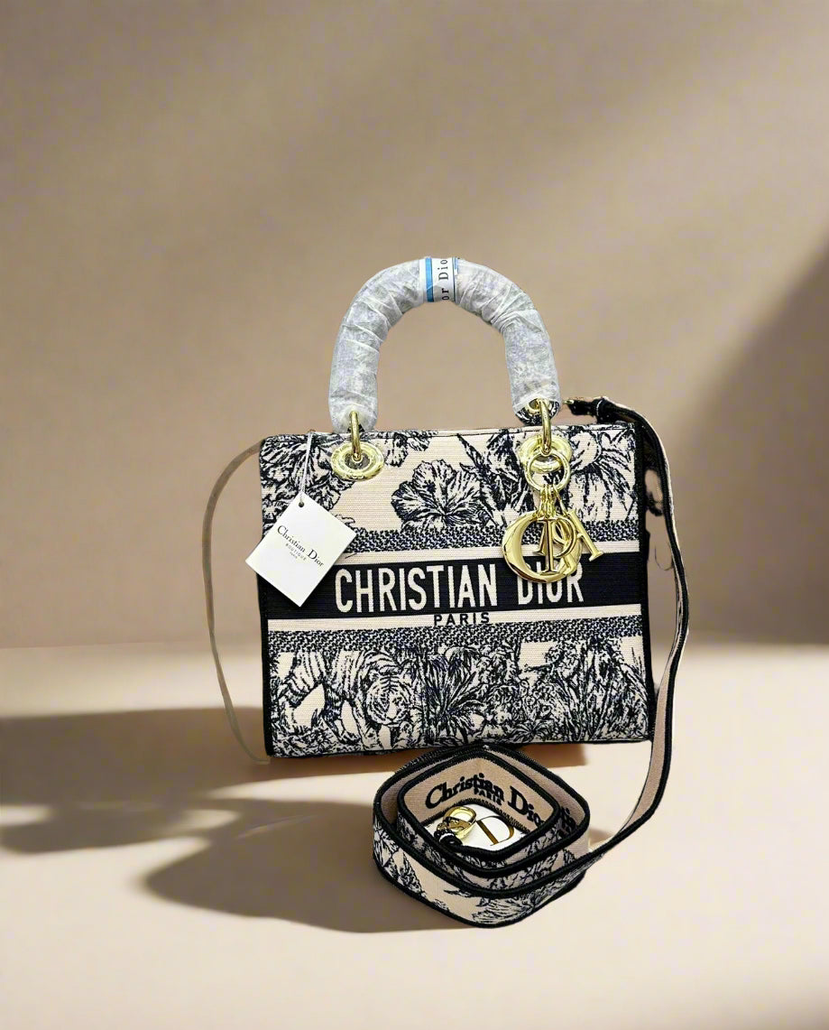 Christian Dior CD Lady D-Lite Bag Medium Size 3