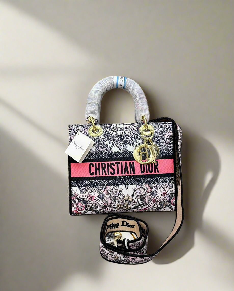 Christian Dior CD Lady D-Lite Bag Medium Size 5