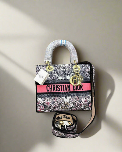 Christian Dior CD Lady D-Lite Bag Medium Size 5