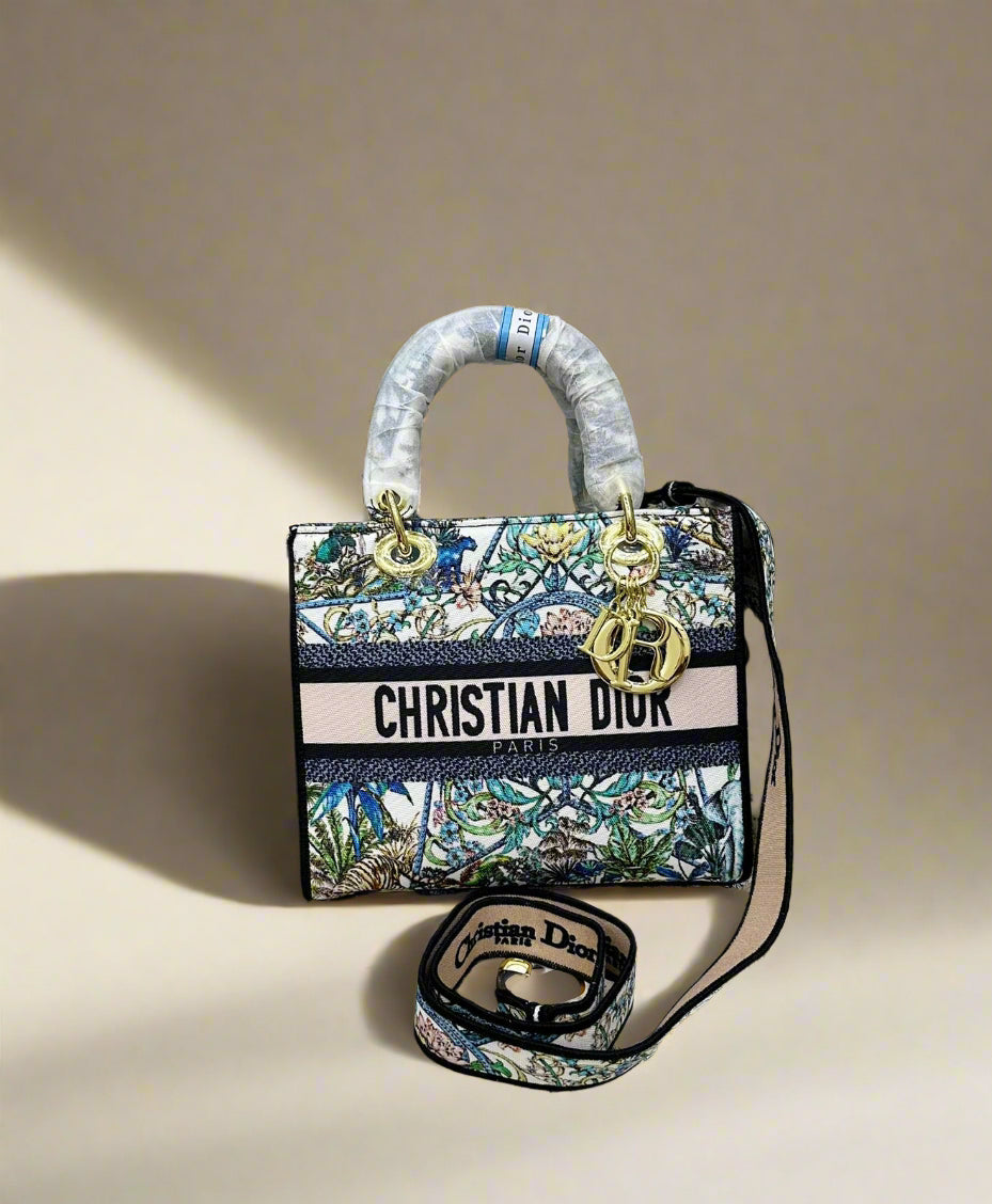 Christian Dior CD Lady D-Lite Bag Medium Size 8