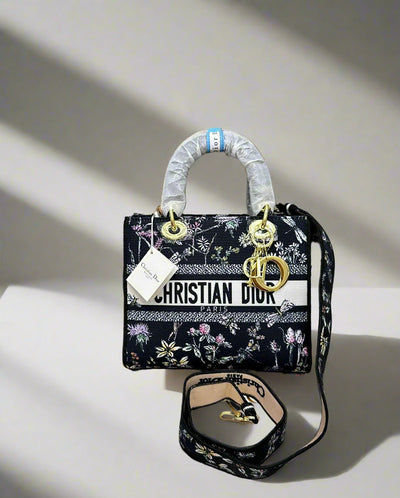 Christian Dior CD Lady D-Lite Bag Medium Size 9