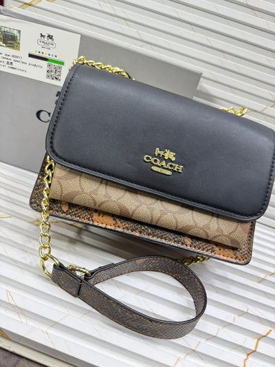 Coach Floral Klare Crossbody Sling Black