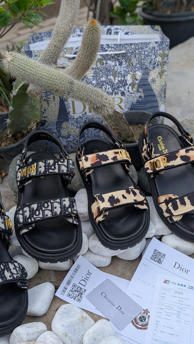 Christian Dior CD Dioract Embroidered Sandal