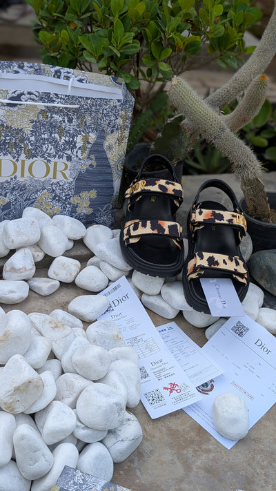 Christian Dior CD Dioract Embroidered Sandal