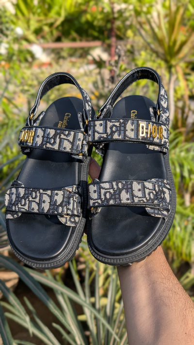 Christian Dior CD Dioract Embroidered Sandal