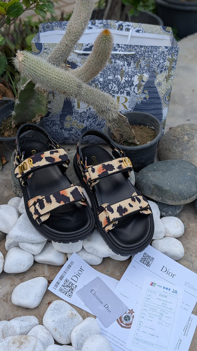 Christian Dior CD Dioract Embroidered Sandal