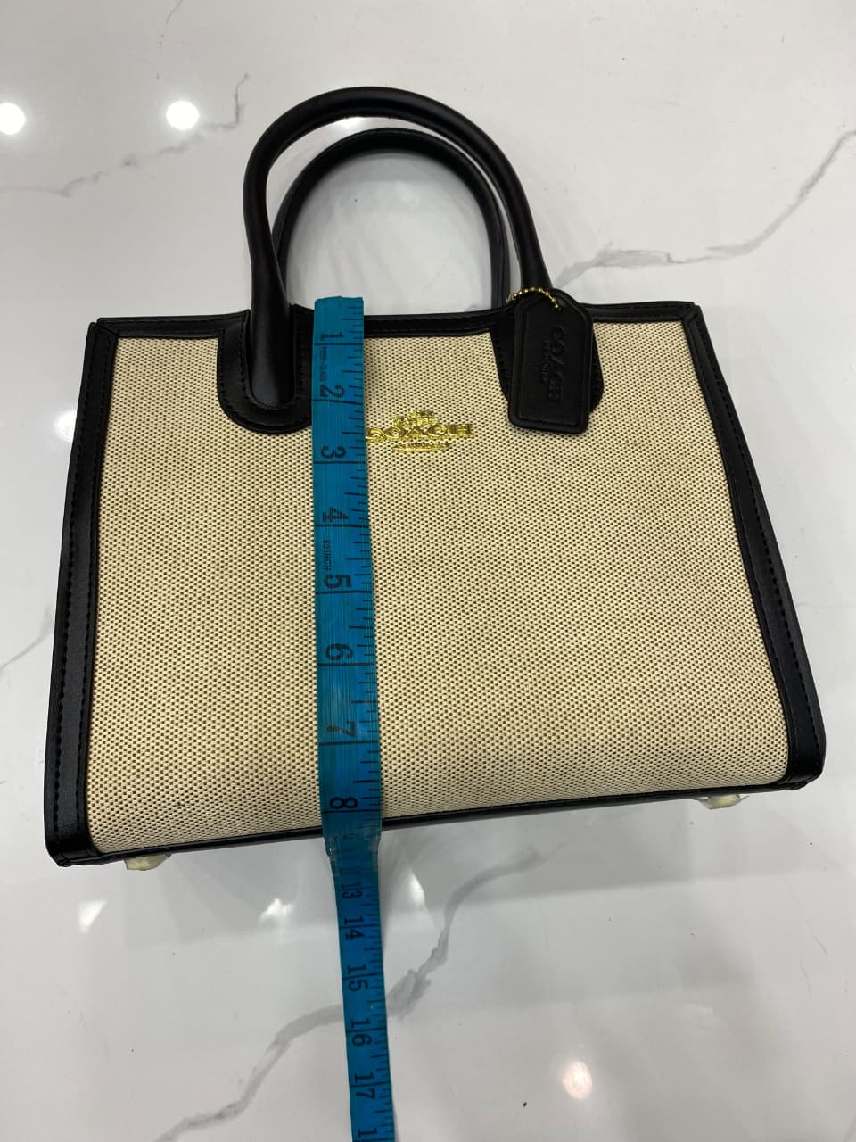 Coach Shoulder Handbag with Long Belt