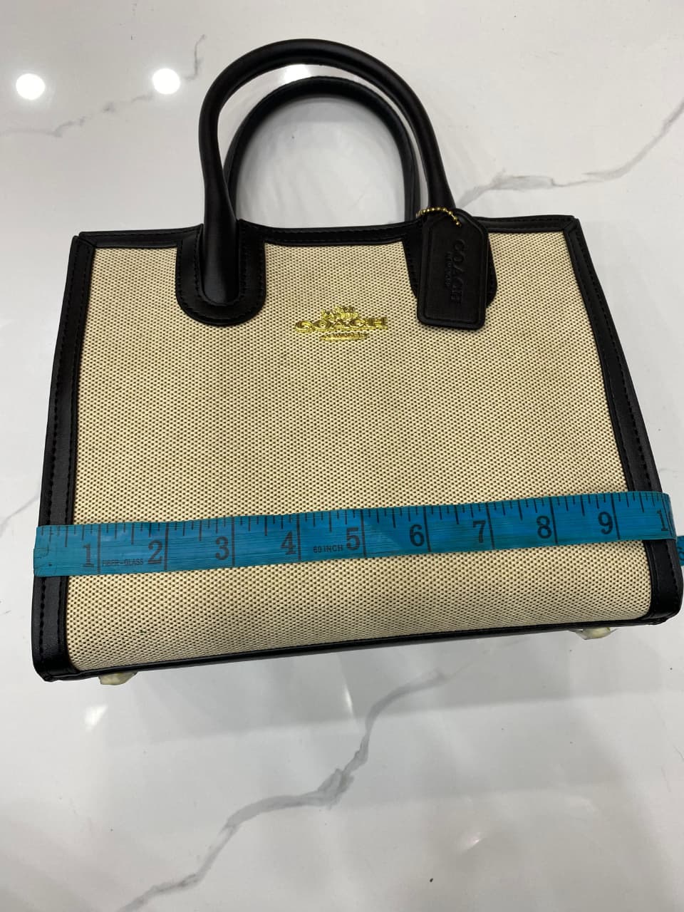 Coach Shoulder Handbag with Long Belt