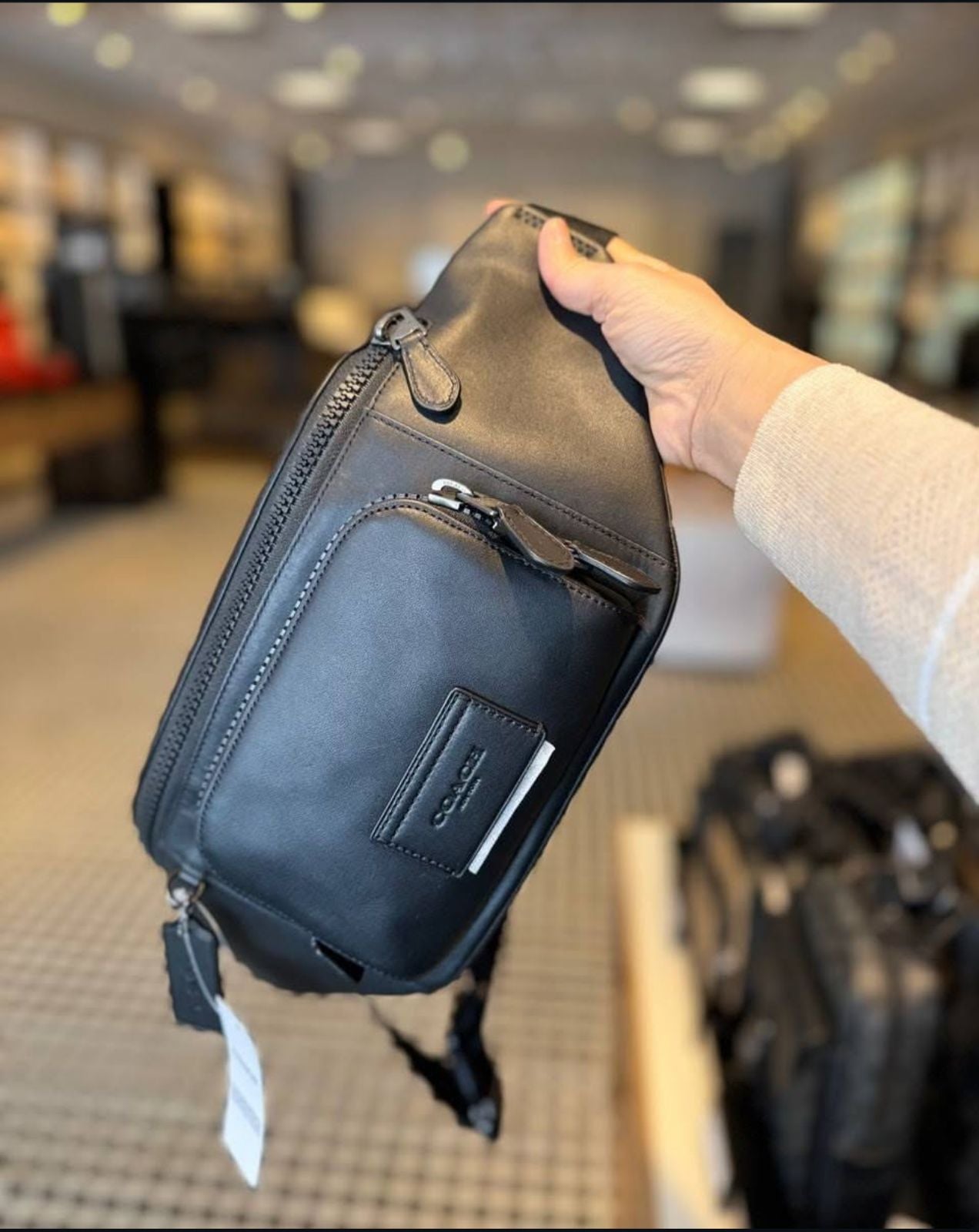 COACH X JEAN MICHEL BASQUIAT TRACK BELT BAG IN SIGNATURE CANVAS