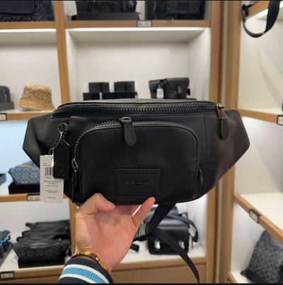 COACH X JEAN MICHEL BASQUIAT TRACK BELT BAG IN SIGNATURE CANVAS