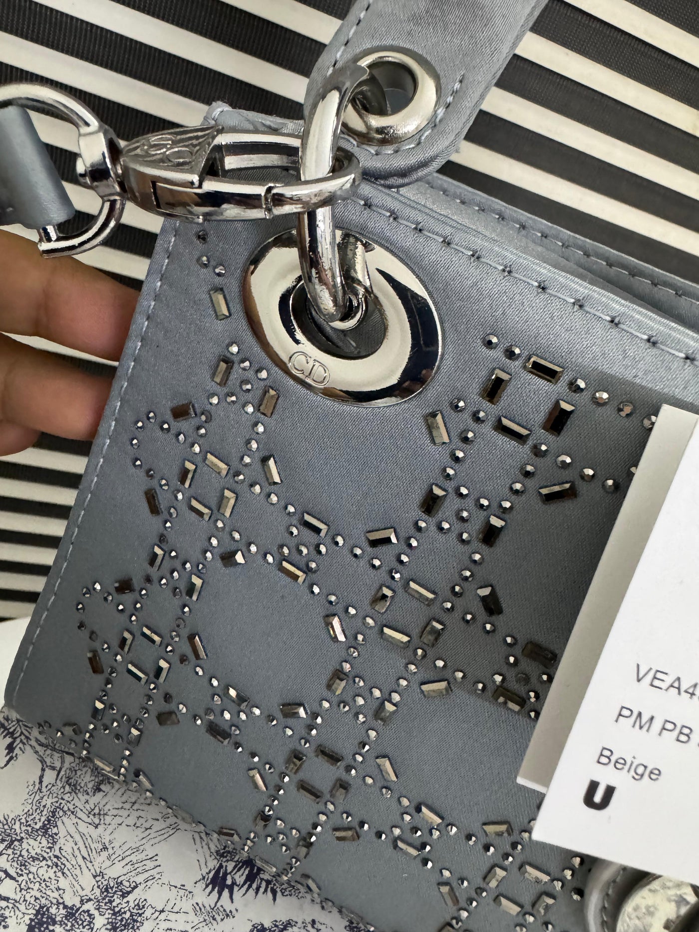 Christian Dior CD Mini Stone Lady Dior Bag