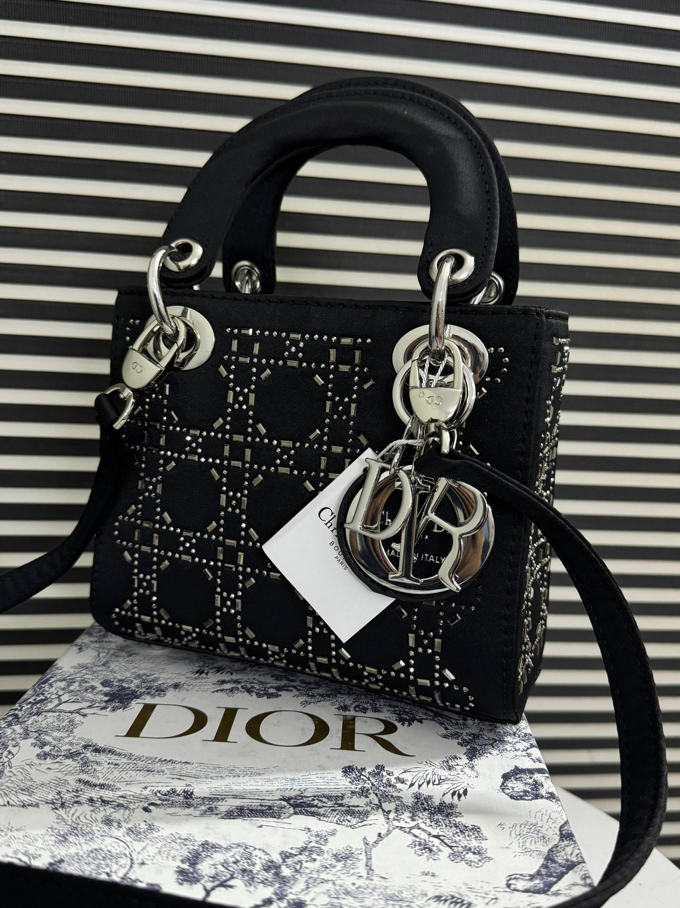 Christian Dior CD Mini Stone Lady Dior Bag