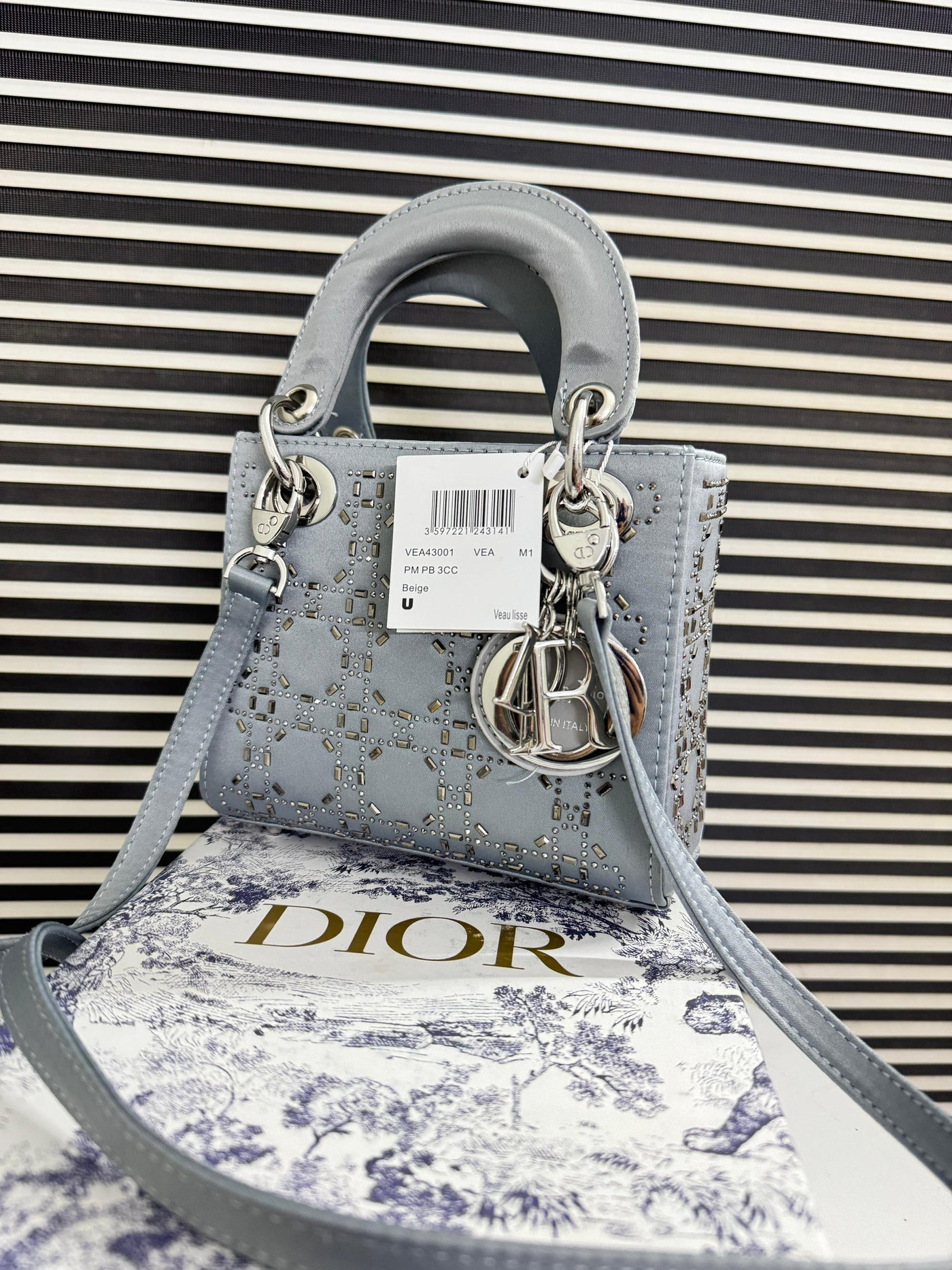 Christian Dior CD Mini Stone Lady Dior Bag