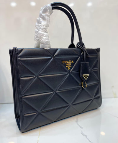 Prada Symbole Tote Bag Black