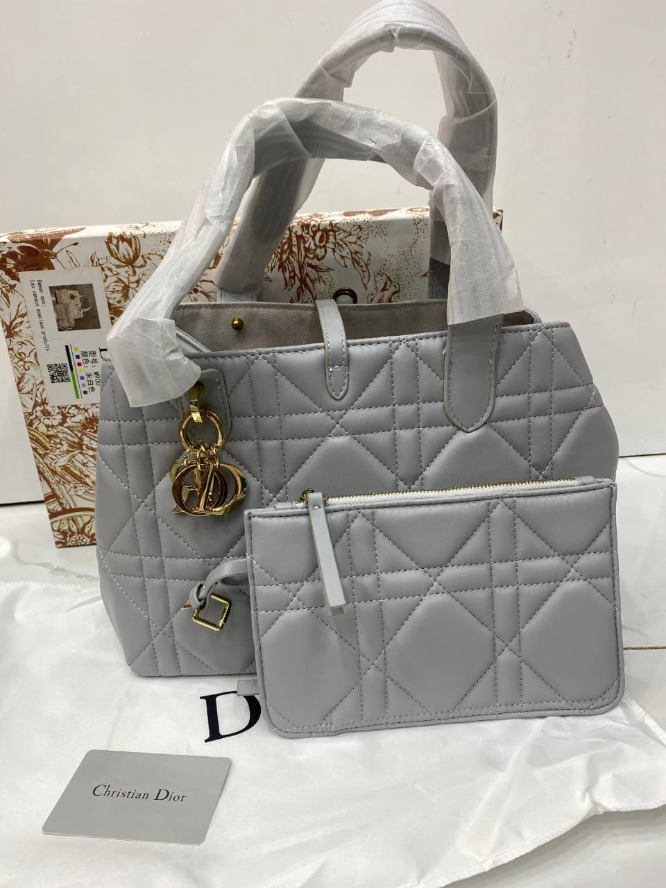Christian Dior CD Toujours Bag Grey