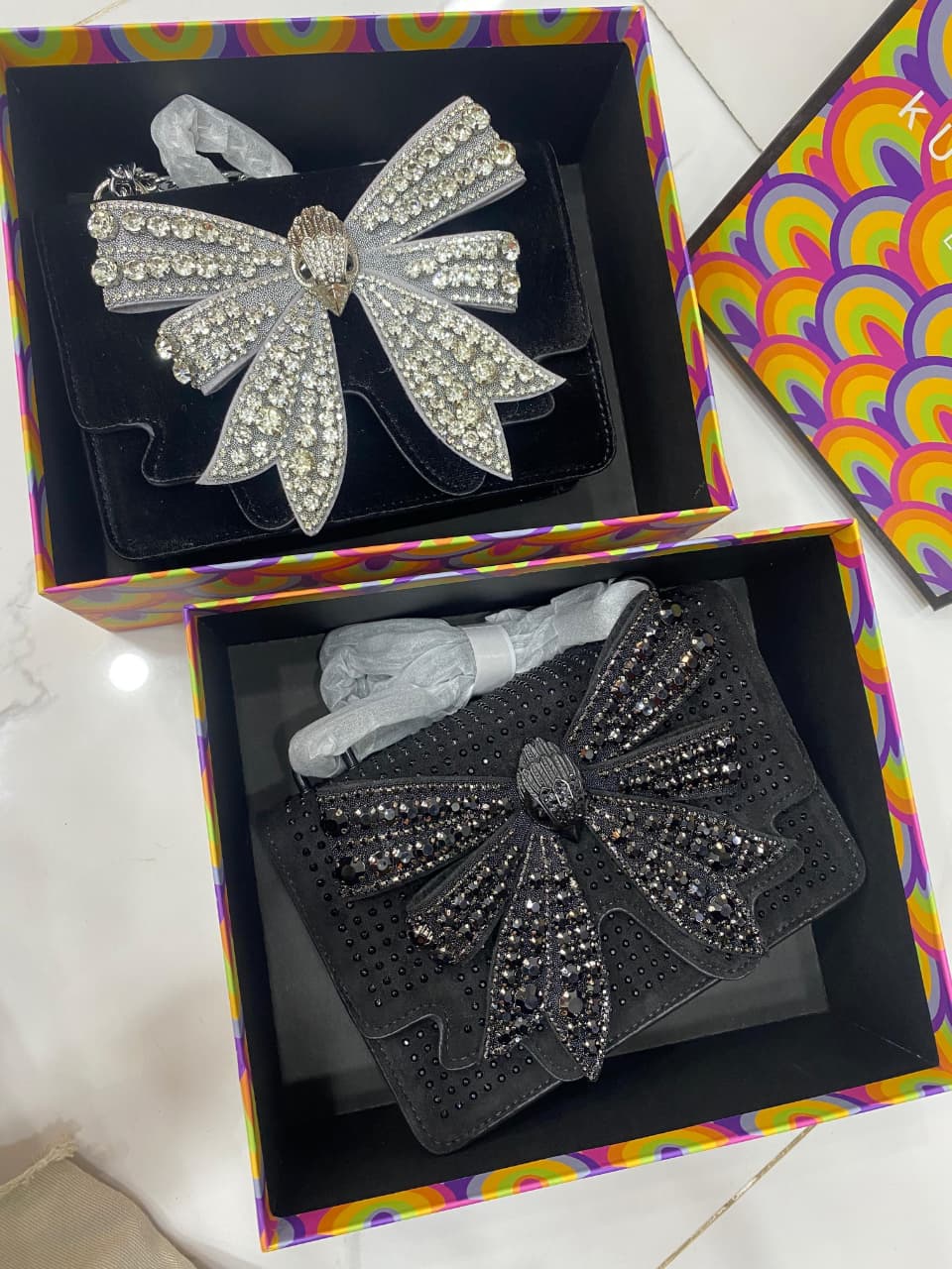 Kurt Geiger London Small Bow Shoreditch Crossbody Bag