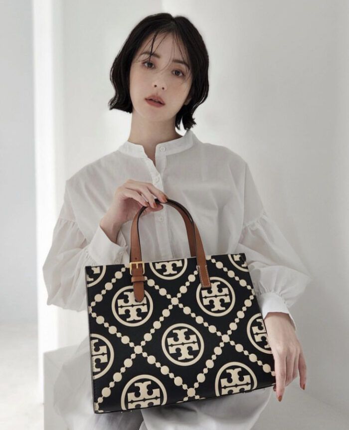 Tory Burch TB Mini T Monogram Totebag